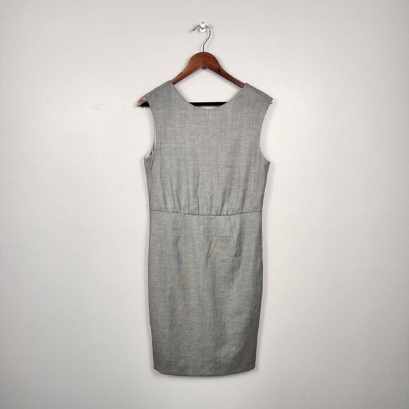 Emporio Armani Dresses & Skirts - EMPORIO ARMANI | RARE Grey Virgin Wool Blend Dress Sz 6 Minimalist Classic Work